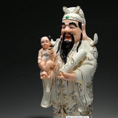 tượng tam đa, tượng phúc lộc thọ, tượng gốm sứ trung quốc, tượng sứ giang tây,